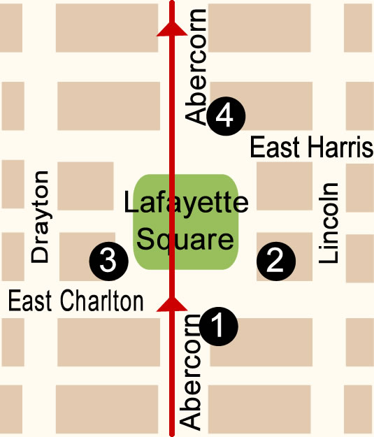 Lafayette Square Map Day 2. 
